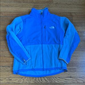 The North Face Full Zip Fleece Vibrant Blue Jacket, Size XL